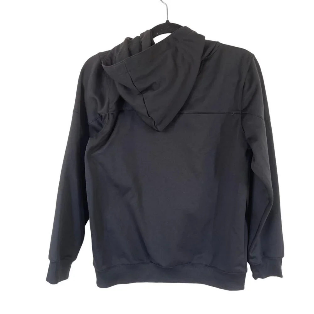 Converse black zip up sweatshirt